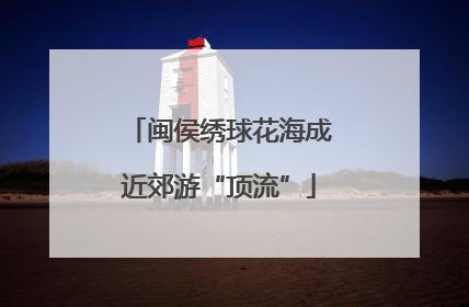 闽侯绣球花海成近郊游“顶流”