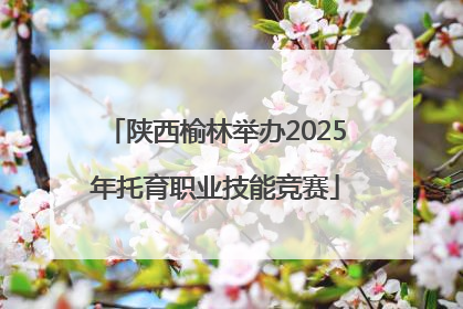 陕西榆林举办2025年托育职业技能竞赛