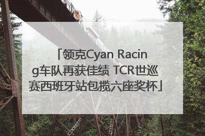 领克Cyan Racing车队再获佳绩 TCR世巡赛西班牙站包揽六座奖杯