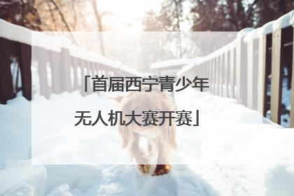 首届西宁青少年无人机大赛开赛
