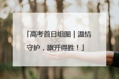 高考首日组图｜温情守护，旗开得胜！