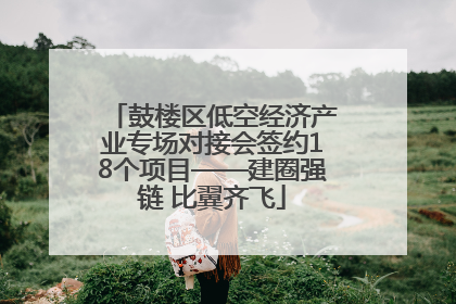 鼓楼区低空经济产业专场对接会签约18个项目——建圈强链 比翼齐飞