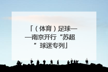 （体育）足球——南京开行“苏超”球迷专列