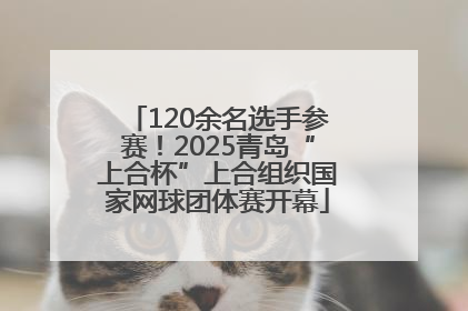 120余名选手参赛！2025青岛“上合杯”上合组织国家网球团体赛开幕