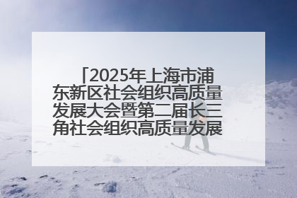 2025年上海市浦东新区社会组织高质量发展大会暨第二届长三角社会组织高质量发展峰会成功举办