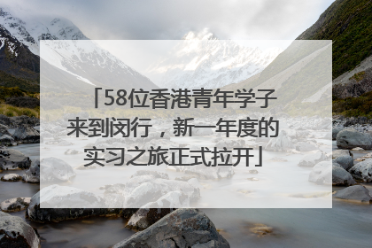58位香港青年学子来到闵行，新一年度的实习之旅正式拉开